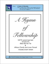 A Hymn of Fellowship SATB choral sheet music cover